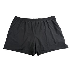 VRST Mens XXL 5" Accelerate Short Black Relaxed Fit Running Gym Athletic NWT